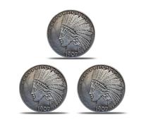 KEWEIYASW 1907 Indian Head Limited Edition5 Cent Piece Very Fine Limited Edition Uncirculated 1 oz 3 PCS