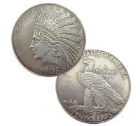 KEWEIYASW 1908 1 Piece Morgan Indian Head Ten Dollars US Old Coin Replica Collection United States of America Souvenir Party Gifts