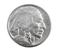 KEWEIYASW 1913 to 1926 Indian Head Buffalo Nickel 5 Cent Piece VF Very Fine 5c US Coin Collectible(Buffalo Nickel1913)