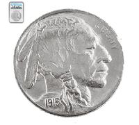 KEWEIYASW 1915 S Indian Head Buffalo Nickel AG About Good 5c Coin