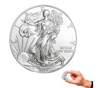 KEWEIYASW 2014 The United States Statue of Liberty Coin Eagle Coin Plated Coin 1oz Uncirculated Commemorative Coin