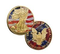 KEWEIYASW 2015 Liberty Portrait Proof Set - Dual-Sided UV-Printed Artistry with Scratch-Proof Display Capsule