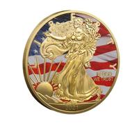 KEWEIYASW 2021 Liberty Timeline Medallions: Heat-Proof Color Relief, 1.06 oz, Crystal-Shield Gift Vault-Perfect for Collectors & Family