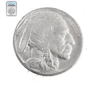 KEWEIYASW Antique American Silver Dollar, 1917 Indian Head Buffalo Coin, Vintage U.S. Old Coins, USA Lucky Coi
