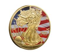 KEWEIYASW Collector’s Liberty 2012: High-Resolution Double-Face Artwork, Eagle & Torch Symbols, Sealed Inside Crystal-Tough Scratch-Proof Display Box.