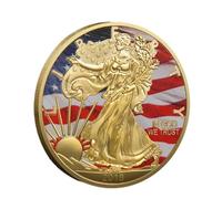 KEWEIYASW Eagle Fireproof Keepsake 2018: Double-Sided Printing, 1.06 oz, Shock-Absorbing Display Box - a Treasure for Coin Collectors.