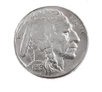 KEWEIYASW Full Set Indian Head Buffalo Nickel 5 Cent Piece VF Very Fine 5c US Coin Collectible(1913、1914、1915、1917、1919、1921、1926(Buffalo Nickel1919)