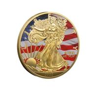 KEWEIYASW Liberty Eagle 2022 Prism Dual Coin: A Feather-Light Coin with a Crystal-Clear Display, Perfect for Gift Giving