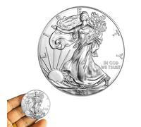 KEWEIYASW Morgan Silver Dollar 2024, édition limitée de collectionneur à 90 % d'argent pur