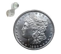 KEWEIYASW Rare Coins for Collectors,1886morgan Dollar Comes with a Coin Magnifying Glass