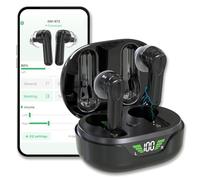 KEWEIYASW Sound Amplifiers,Premium Digital for Seniors and Adults w/Noise Reduction, Smart App Control, Rechargeable All-Day Battery Life, LCD Charging Case