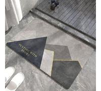 kewing Tapis de Bain en Pierre Diatomite à séchage Rapide Tapis de Sol Super Absorbant simplicité antidérapante carrés Mal placés Tapis de Salle de Bain