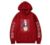 kewing The Quintessential Quintuplets Sweat à Capuche Nakano Nino Cosplay Costume Pull Nakano Nino à Manches Longues Pull Sweat pour Hommes Femmes