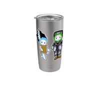 Kewpie Baby Frankenstein et Bride Spooky Gobelet isotherme en acier inoxydable double paroi