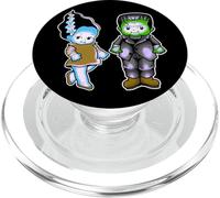 Kewpie Baby Frankenstein et Bride Spooky PopSockets PopGrip pour MagSafe