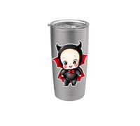 Kewpie Baby, mignon vampire, démon et diable Gobelet isotherme en acier inoxydable double paroi