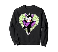 Kewpie Baby Vampire Bat Spiderweb Heart Sweatshirt