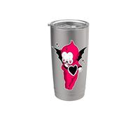Kewpie Baby Vampire Devil Spooky Tatouage traditionnel Flash Gobelet isotherme en acier inoxydable double paroi