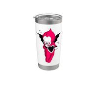 Kewpie Baby Vampire Devil Spooky Tatouage traditionnel Flash Gobelet isotherme en acier inoxydable double paroi