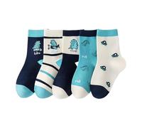 KEWUF 5 paires Chaussettes Enfants Garçons Filles Chaussettes de sport Football Coton Unisexe colorées Chaussettes de compression Enfants Respirantes Chaussettes de Tennis