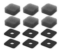 KEWUF 6 Pcs Bonnette Micro Anti Pop, Mousse Micro Anti Vent Anti Bruit Professionel Filtre en Mousse Compatible avec Caméra d'action Insta360 X4、Insta360 X3 pour Sport, Voyage