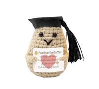 KEWUF Cadeau pour le baccalauréat avec pomme de terre positive, cadeau de remise de diplôme, cadeau de remise de diplôme, cadeau porte-bonheur d'examen, cadeau de muter, sac d'école poupée de potate