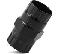 Kexayo Outil 2-en-1 Démonte-Cassette Vélo, Cassette Demonte Douille, Compatible Shimano, 5-12 Vitesses, Démonte-Cassette, Retrait Frein à Roue Libre, Outil Vélo, Acier Traité Thermiquement, 22mm/42mm