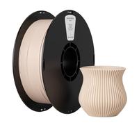 kexcelled PETG Fiberglass Filament pour Imprimante 3D 1,75 mm +/- 0,03 mm, Résistant aux Basses Températures, Convient à la Plupart des Imprimantes FDM, Bobine de 1 kg (2,2 lbs), Crème Vanille