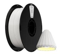 kexcelled PETG Filament pour Imprimante 3D 1,75 mm +/- 0,03 mm, Résistant aux Basses Températures, Convient à la Plupart des Imprimantes FDM, Bobine de 1 kg (2,2 lbs), Nuance Blanche