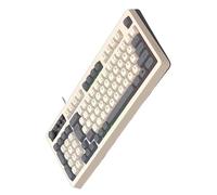 KEXIAO ARGB Clavier de jeu rétroéclairé 98 touches, clavier ergonomique avec câble USB pour PC, ordinateur, connexion filaire, clavier
