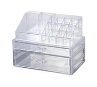 KEXIAO Boîte de rangement spacieuse pour maquillage et bijoux avec tiroirs, support d'accessoires pour femme pour salle de bain ou comptoir