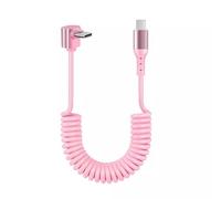 KEXIAO Câble spiralé USB C vers USB C pour transfert de données rétractable jusqu'à 150 cm PD100 W Charge rapide pour téléphone, tablette, tablette