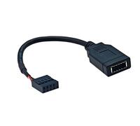 KEXIAO Câble USB 9 broches vers type E USB 2.0 9 broches vers type E pour ordinateur et bureau, connexion de type C