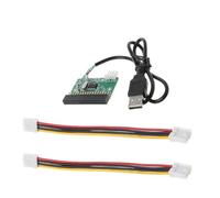 KEXIAO Connecteur de lecteur de disquette 34 broches 34 broches vers USB Carte PCB avec câble d'alimentation USB vers lecteurs de disquette 34 broches