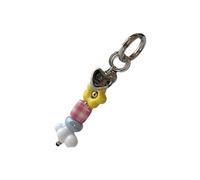 KEXIAO Étui de téléphone tendance en résine couleur bonbon avec pendentif multifonctionnel pour les créateurs de tendances et les étudiants, tenue décontractée