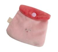 KEXIAO Joli porte-monnaie en peluche pour filles - Sac de rangement pour écouteurs - Pour enfants - Rouge à lèvres