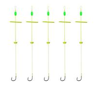 KEXIAO Leurres de pêche appâts carpe mangeoires cage hameçon avec ligne en acier carbone hameçon leurre poisson hameçon