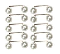 KEXIAO Lot de 10 broches élégantes à double perles pour diverses occasions