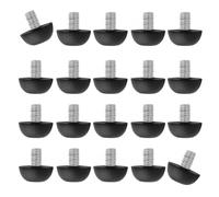 KEXIAO Lot de 20 pieds de nivellement réglables pour meubles avec filetage M8 pour chaises, tables, armoires