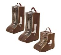 KEXIAO Lot de 3 sacs de rangement portables à fermeture éclair pour bottes hautes et courtes