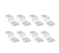 KEXIAO Lot de 8 touches 1U pour claviers mécaniques - Durabilité - Couleur classique