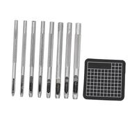 KEXIAO Outil de perforation professionnel pour cuir creux - Perforatrice ronde pour maroquinerie, ceintures, chaussures, montres, œillets