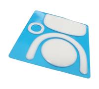 KEXIAO Patins à souris Ice Edition améliorés pour souris GPROX Superlight 2 - Bords arrondis - Blanc