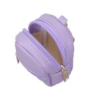 KEXIAO Petit porte-monnaie, porte-clés, pochette de rangement légère et portable pour écouteurs, pièces de monnaie et clés, porte-écouteurs, violet, 7 x 4,5 x 10 cm, violet, 7x4.5x10cm