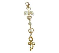 KEXIAO Porte-clés nœud à la mode, pendentif de sac élégant, pendentif de sac esthétique, porte-clés en alliage pour femme, sacs à main, sacs à dos, décoration
