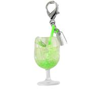 KEXIAO Porte-clés tendance pour gobelet avec breloque en forme de fruit et baume à lèvres