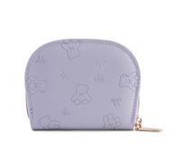 KEXIAO Portefeuille compact en cuir PU pour femme avec plusieurs emplacements pour cartes et fermetures éclair pour voyager et faire du shopping en toute sécurité, Violet, 11x8.5x2.5cm