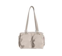 KEXIAO Sac à bandoulière élégant pour femme, multi-poches, adapté à un usage quotidien, beige, 25x17cm