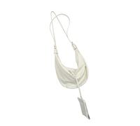KEXIAO Sac à boulettes pour femme, style coréen, sac à bandoulière, sac à bandoulière simple, sac d'école, grande capacité, sac messager, Blanc., 22 x 31 cm