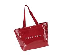 KEXIAO Sac à main tendance pour femme, grande capacité, sac à bandoulière, sac à main simple, sac de banlieue, sac élégant sous le bras, rouge, 33x13x29cm